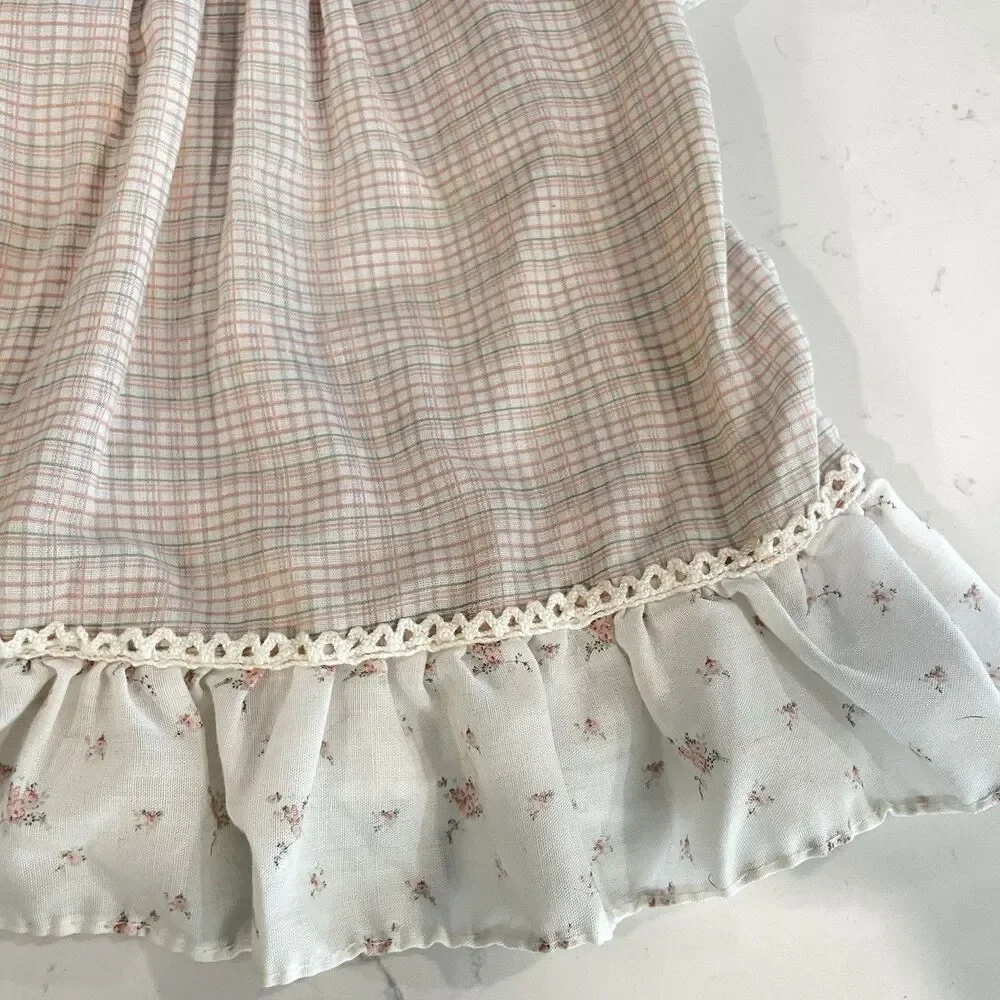 Haddad Brothers Vintage Cottagecore Toddler Dress Floral Sz 18 Months